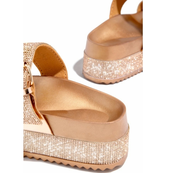 𝙇𝙖𝙨𝙩 𝙎𝙞𝙯 7 🖤💎Rhinestone Platform Buckle - Picture 8 of 11